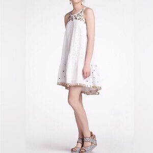 Anthropologie Leifnotes Eyelet embroidered Dress